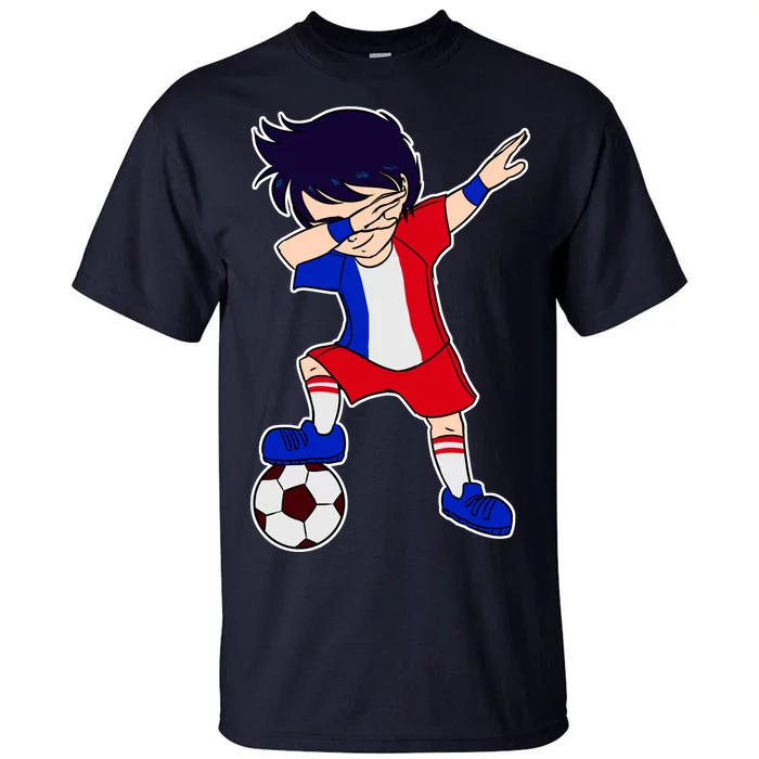 French Dabbing Soccer Boy France Tall T-Shirt