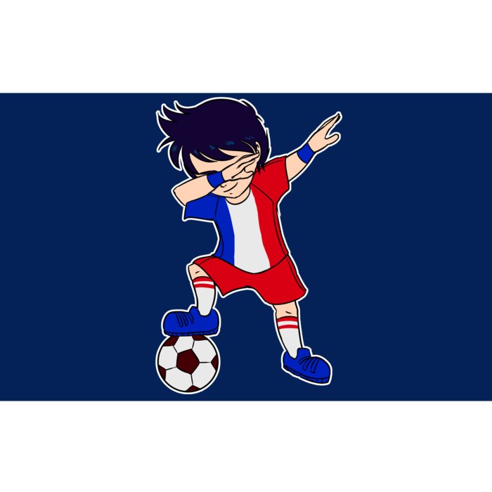 French Dabbing Soccer Boy France Bumper Sticker