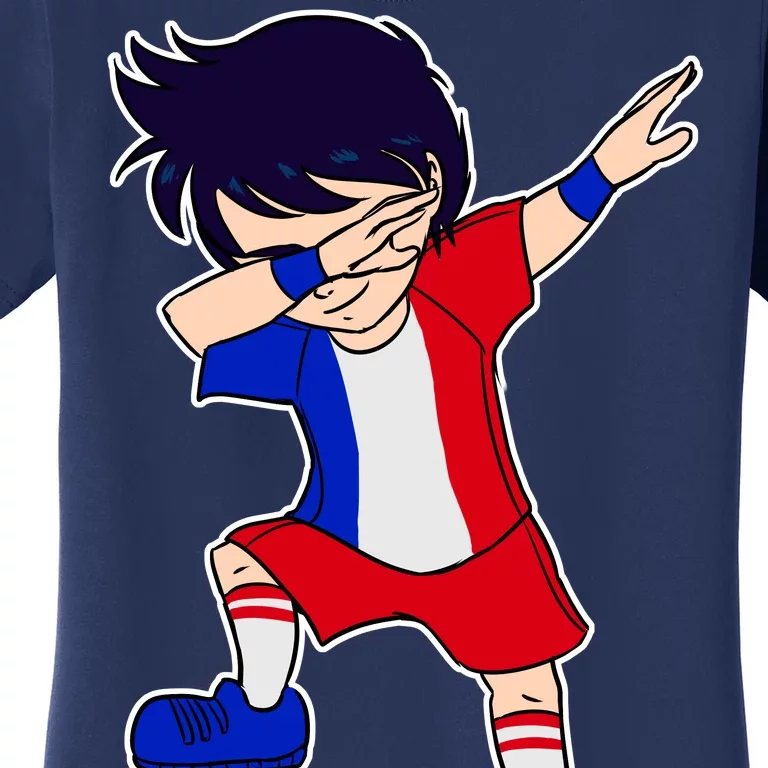 French Dabbing Soccer Boy France Women's T-Shirt