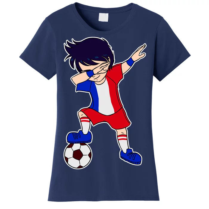 French Dabbing Soccer Boy France Women's T-Shirt