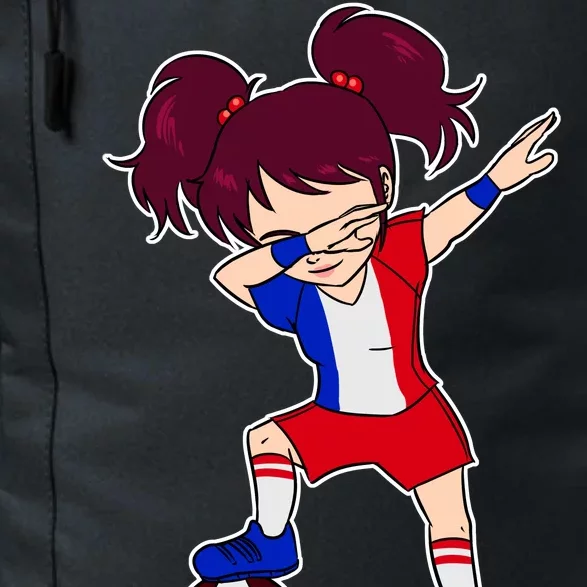 French Dabbing Soccer Girl France Daily Commute Backpack