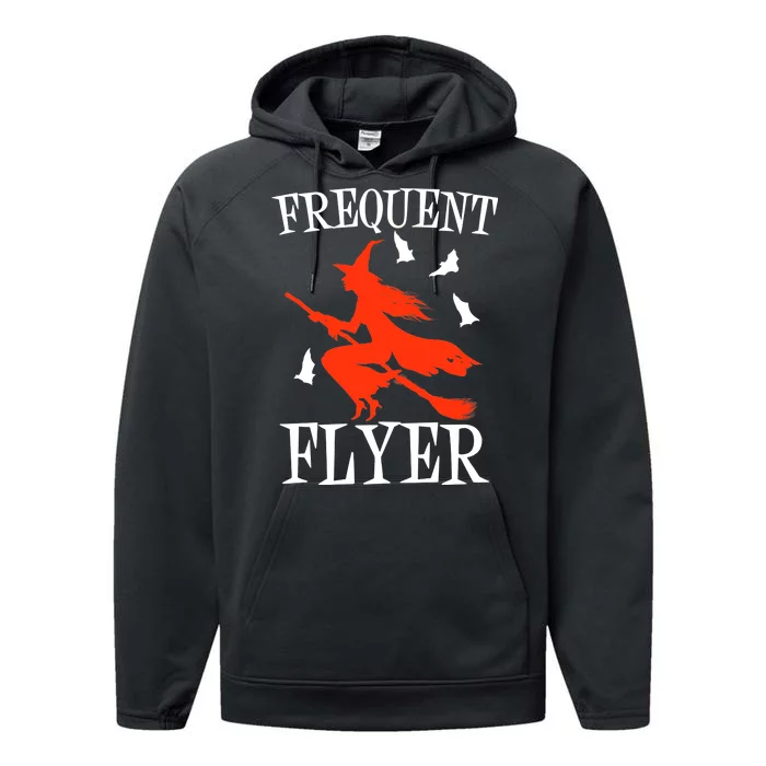 Frequent Flyer Witch Performance Fleece Hoodie