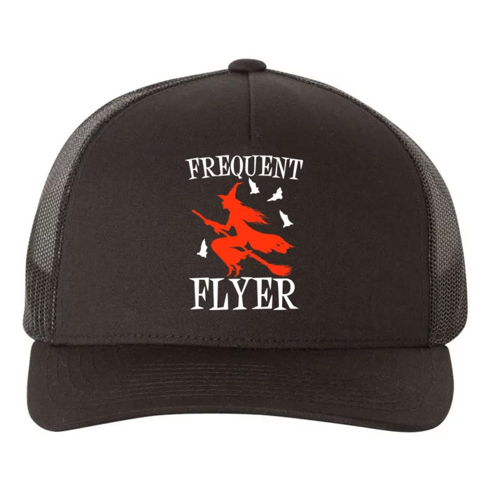 Frequent Flyer Witch Yupoong Adult 5-Panel Trucker Hat