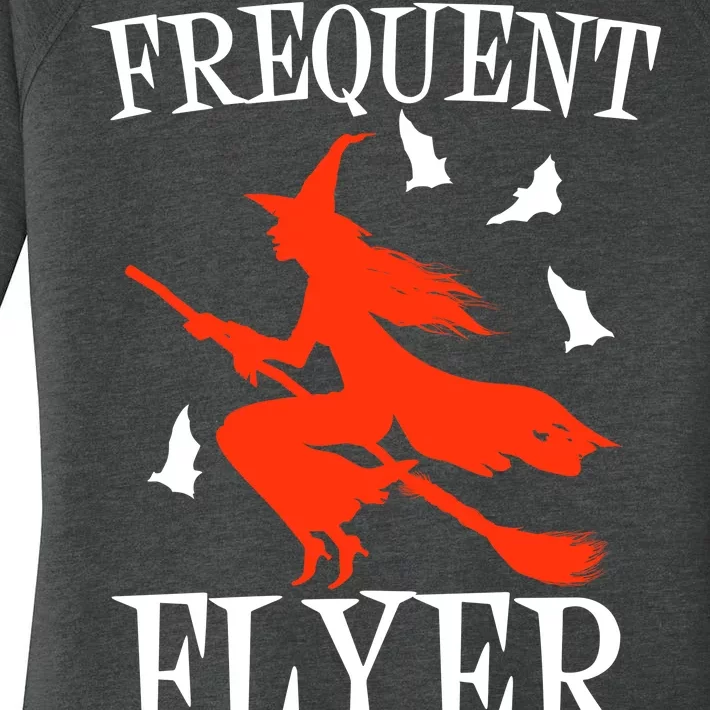 Frequent Flyer Witch Women's Perfect Tri Tunic Long Sleeve Shirt