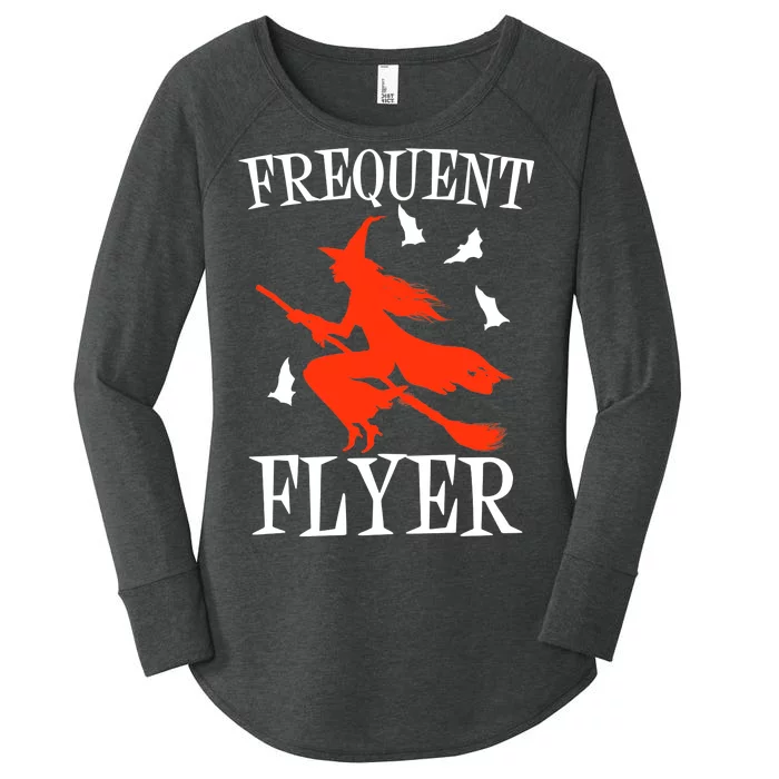 Frequent Flyer Witch Women's Perfect Tri Tunic Long Sleeve Shirt