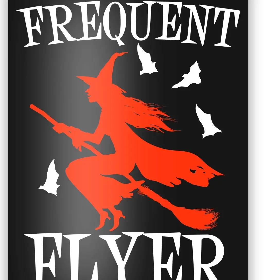 Frequent Flyer Witch Poster