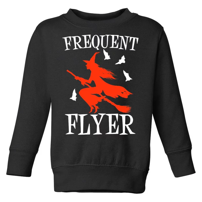 Frequent Flyer Witch Toddler Sweatshirt