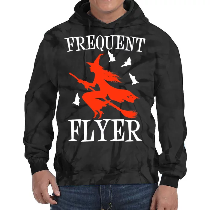 Frequent Flyer Witch Tie Dye Hoodie