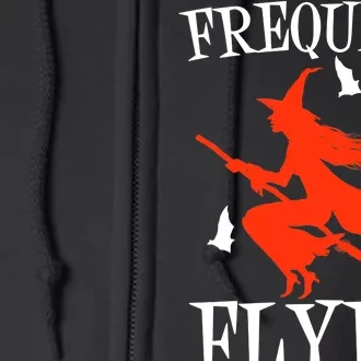 Frequent Flyer Witch Full Zip Hoodie