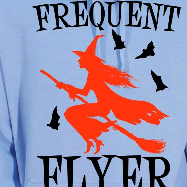 Frequent Flyer Witch Unisex Surf Hoodie