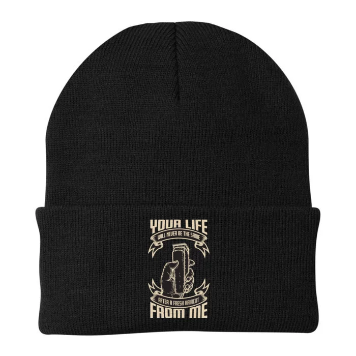 Fresh Haircut Knit Cap Winter Beanie