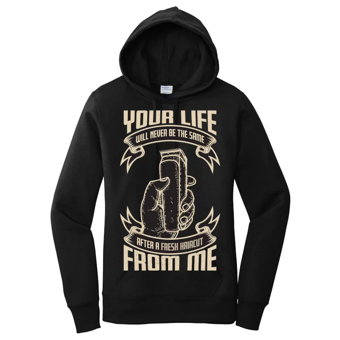 Fresh Haircut Women's Pullover Hoodie