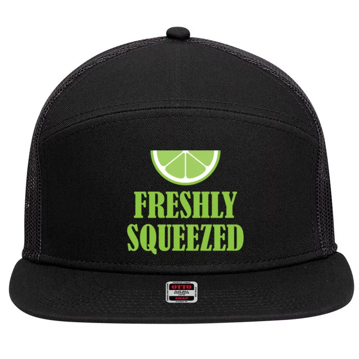 Freshly Squeezed 7 Panel Mesh Trucker Snapback Hat