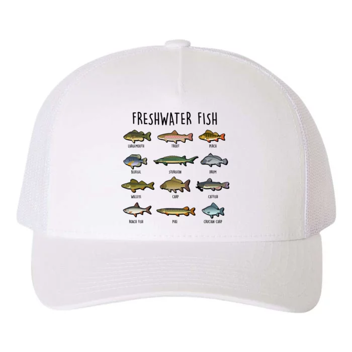 Freshwater Fish - 100 Different Types Yupoong Adult 5-Panel Trucker Hat