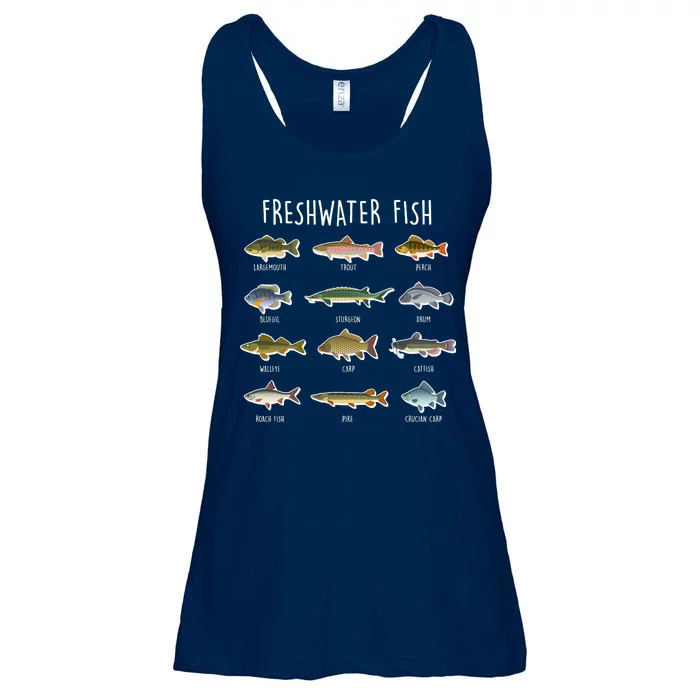 Freshwater Fish Ladies Essential Flowy Tank