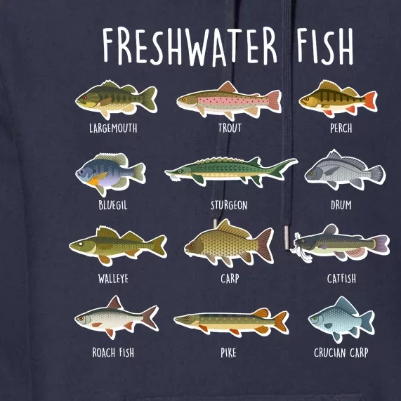 Freshwater Fish Premium Hoodie