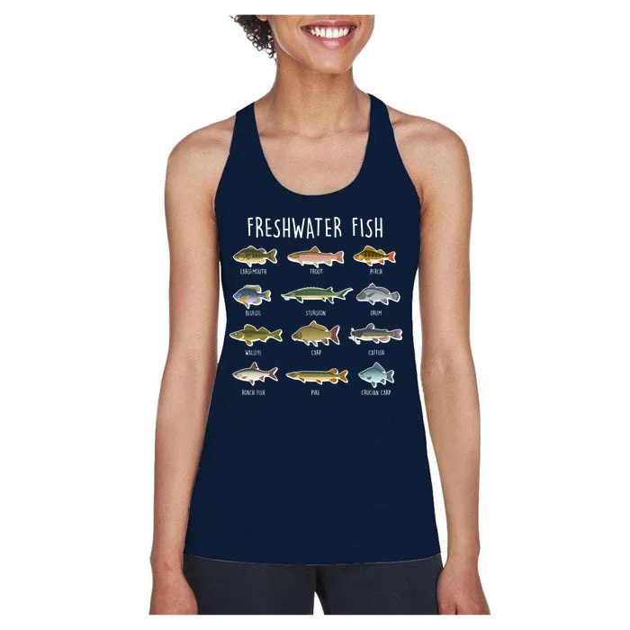 Freshwater Fish Women's Racerback Tank