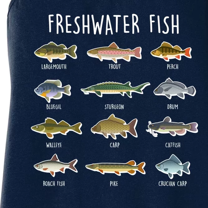 Freshwater Fish Women's Racerback Tank