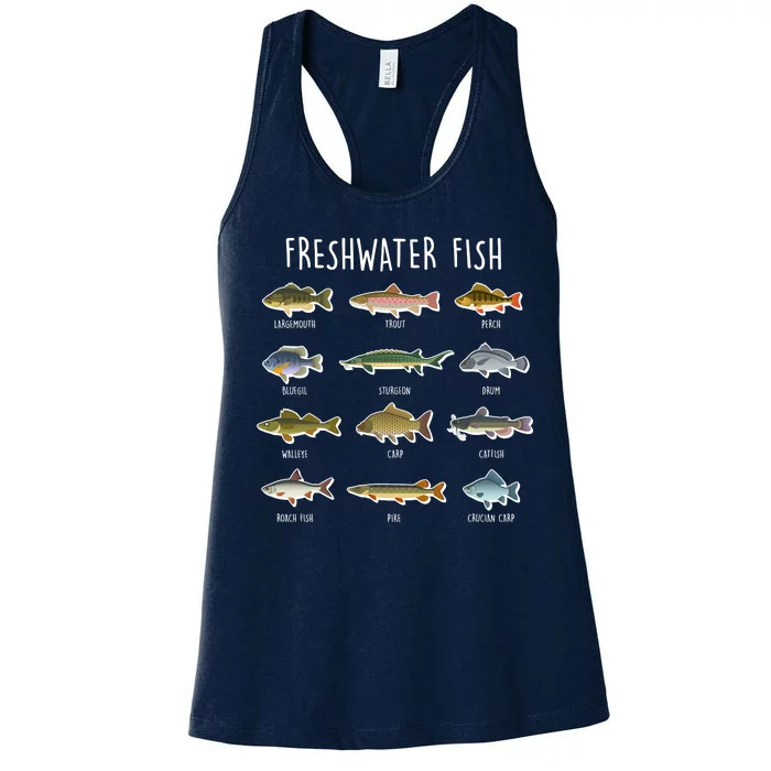 Freshwater Fish Women's Racerback Tank