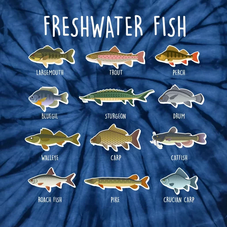 Freshwater Fish Tie-Dye T-Shirt