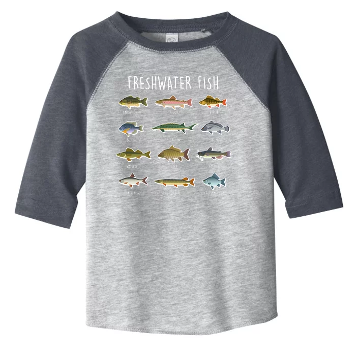 Freshwater Fish Toddler Fine Jersey T-Shirt