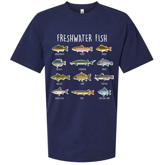 Freshwater Fish Sueded Cloud Jersey T-Shirt