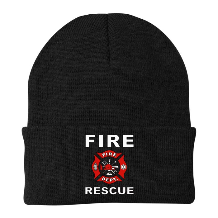 FIRE RESCUE FIRE FIGHTER FIREMAN Knit Cap Winter Beanie