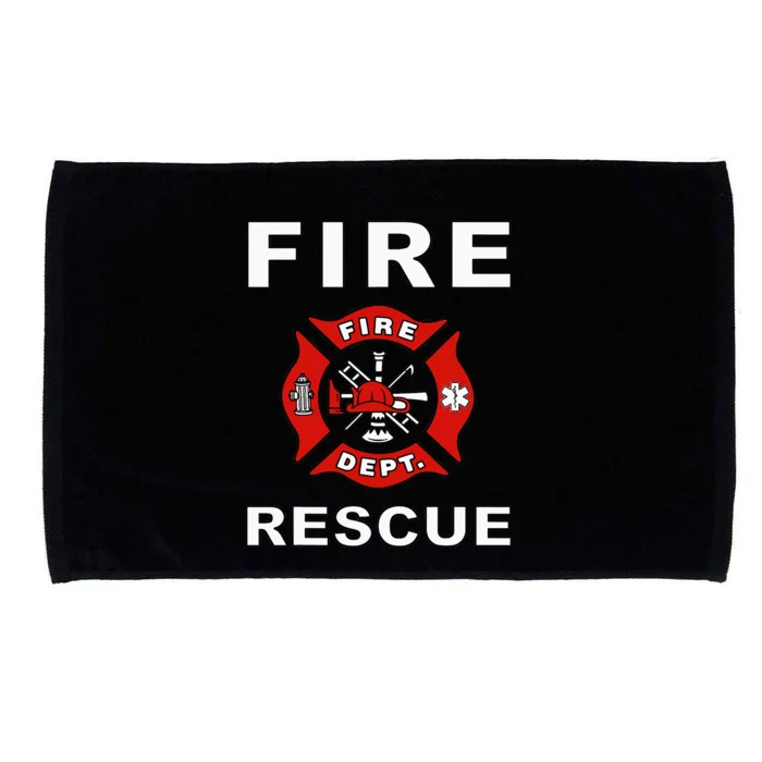 FIRE RESCUE FIRE FIGHTER FIREMAN Microfiber Hand Towel