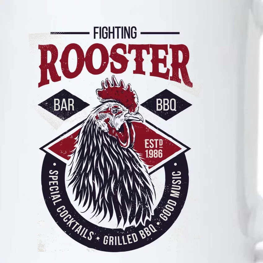 Fighting Rooster Black Color Changing Mug