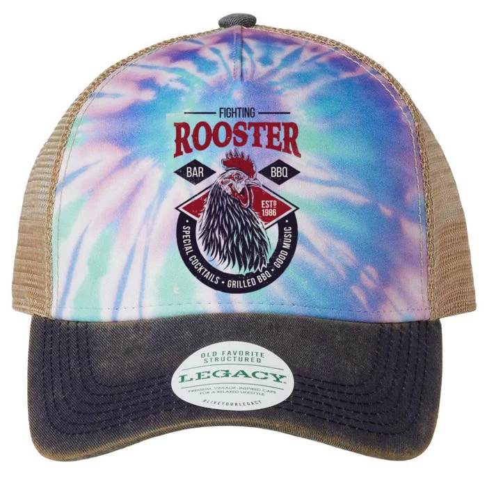 Fighting Rooster Legacy Tie Dye Trucker Hat