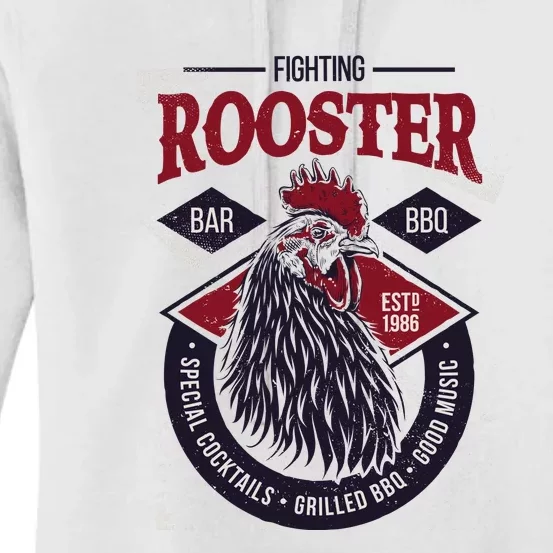 Fighting Rooster Women's Pullover Hoodie