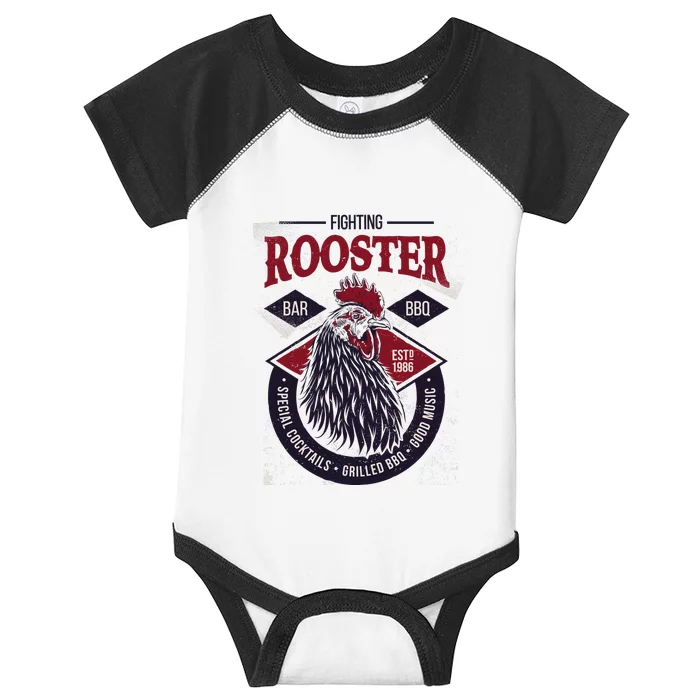 Fighting Rooster Infant Baby Jersey Bodysuit