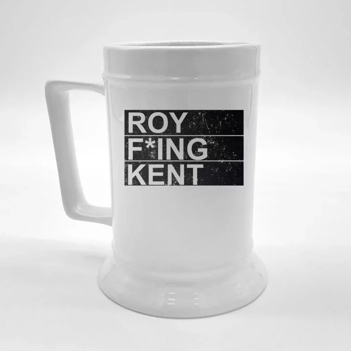 Funny Roy Freaking Kent Roy Kent Lasso Beard Front & Back Beer Stein