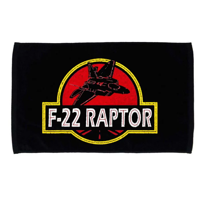 F22 Raptor Fighter Jet Pilot Airplane 4th Of July Vintage Microfiber Hand Towel