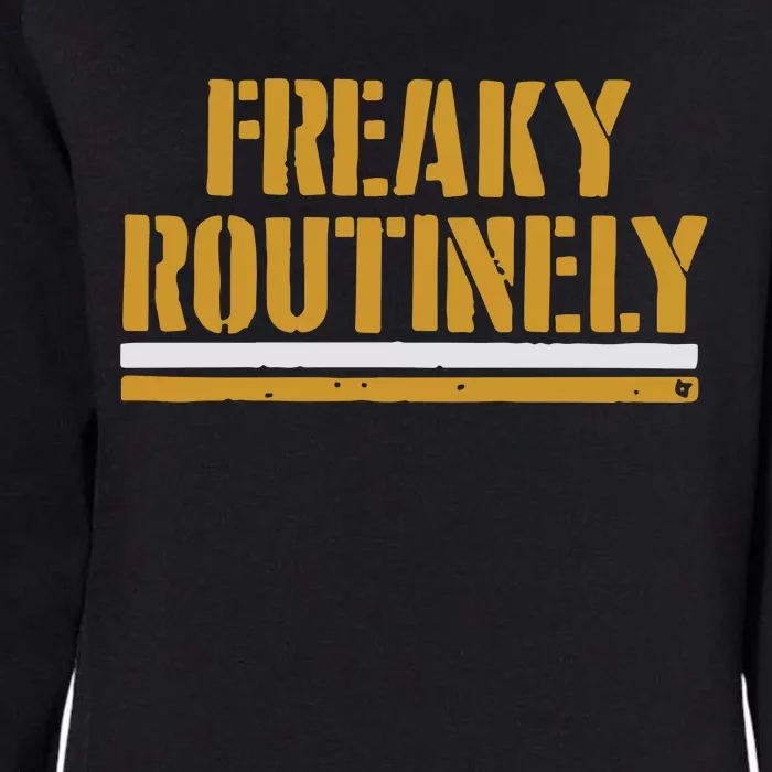 Freaky Routinely Womens California Wash Sweatshirt