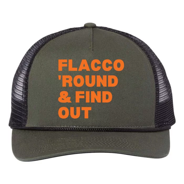 Flacco Round & Find Out Retro Rope Trucker Hat Cap