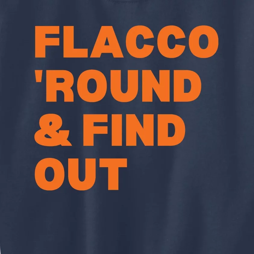 Flacco Round & Find Out Kids Sweatshirt