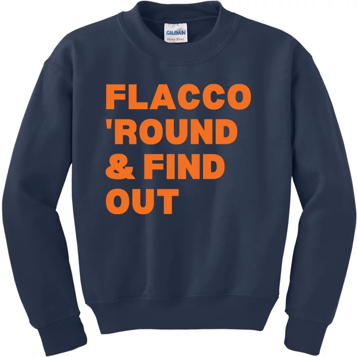 Flacco Round & Find Out Kids Sweatshirt