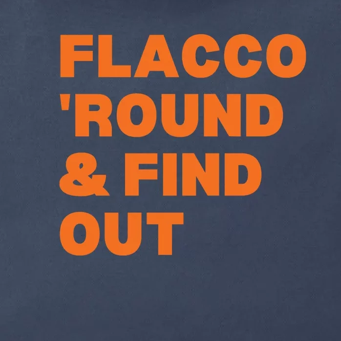 Flacco Round & Find Out Zip Tote Bag