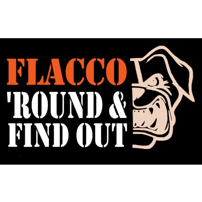 Flacco Round & Find Out Bumper Sticker