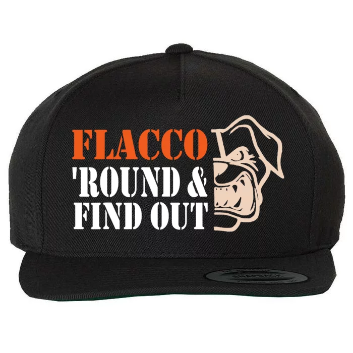 Flacco Round & Find Out Wool Snapback Cap