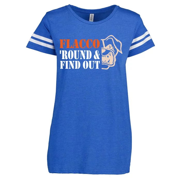 Flacco Round & Find Out Enza Ladies Jersey Football T-Shirt