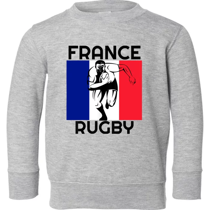 France Rugby Fan Toddler Sweatshirt