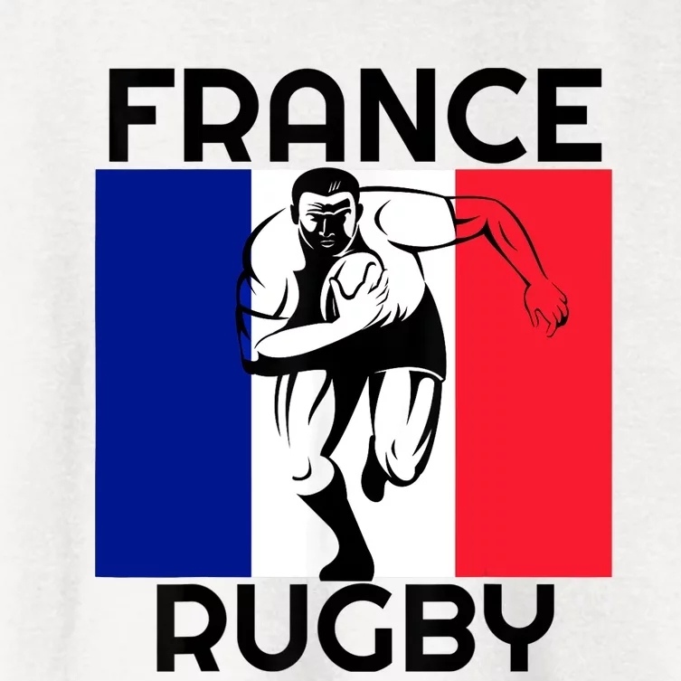 France Rugby Fan Women's Crop Top Tee