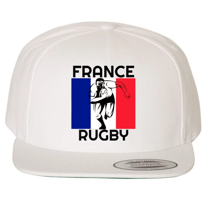 France Rugby Fan Wool Snapback Cap