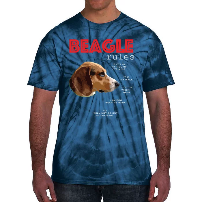 Funny Rules For The Owner Of A Beagle Tie-Dye T-Shirt