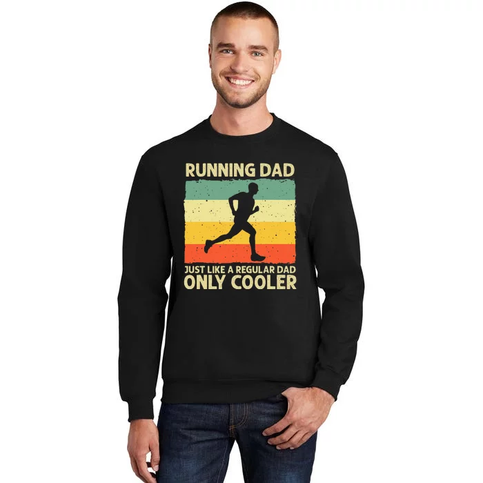 Funny Running For Men Dad Marathon Runner Coach Marathoner Sweatshirt