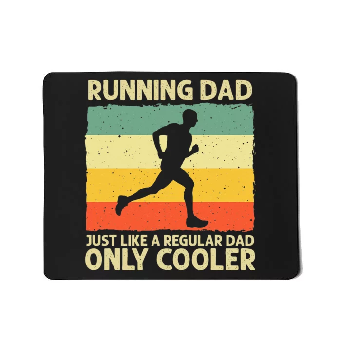 Funny Running For Men Dad Marathon Runner Coach Marathoner Mousepad