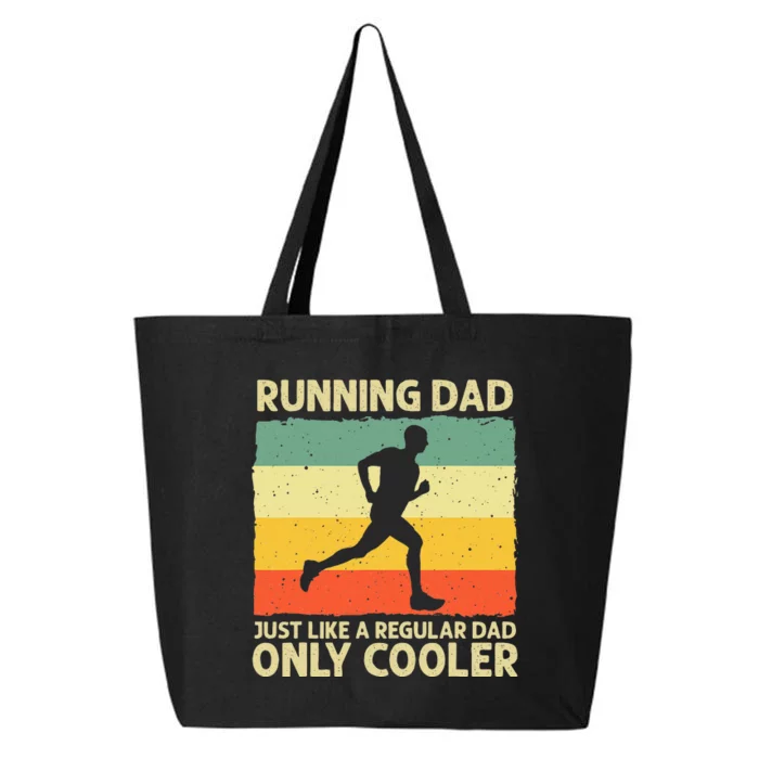 Funny Running For Men Dad Marathon Runner Coach Marathoner 25L Jumbo Tote