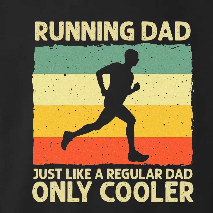 Funny Running For Men Dad Marathon Runner Coach Marathoner Toddler Hoodie